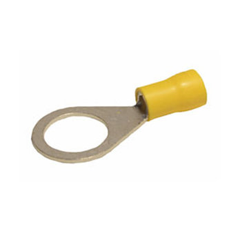 12mm Ring Terminal Yellow