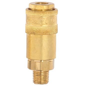 PCL 1/4 BSP Male Non Corrodible Brass Coupling