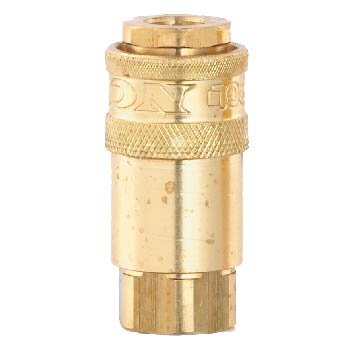 PCL 1/4 BSP Female Non Corrodible Brass Coupling