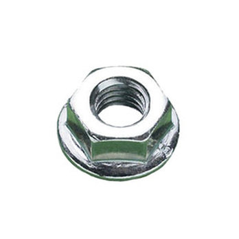 M8 Serrated Flange Hex Nuts BZP