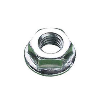M12 Serrated Flange Hex Nuts BZP