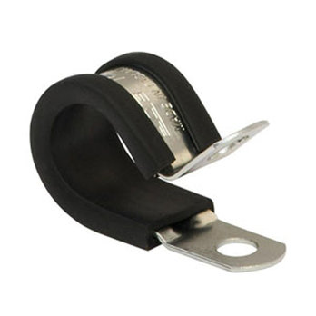 35mm Metal Rubber Lined P Clips