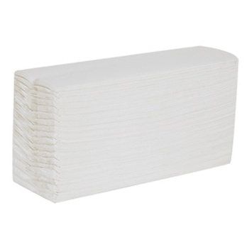 White C-Fold Flight Towel 2-Ply (2400 Sheets)