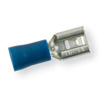 6.3 x 0.8mm Blue Female Spade Terminals
