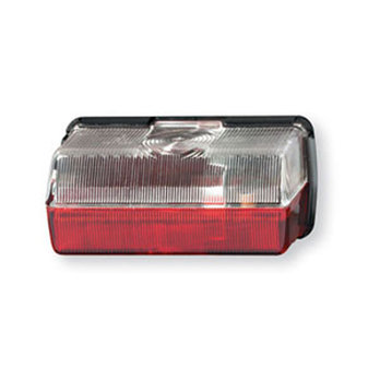 12/24V Red/White Marker Lamp Surface Mount 92 x 42 x 37 mm