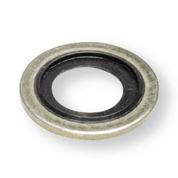 M13 x 24 x 1.5mm Galvanized Steel Rubber Sealing Rings