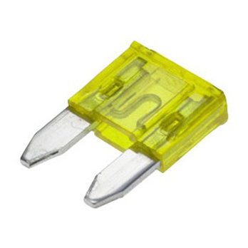 20A Yellow Mini Blade Fuses