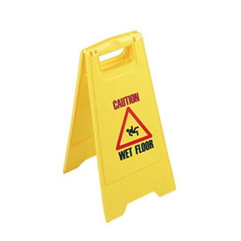 Plastic Wet Floor Sign
