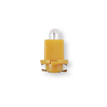 24v 1.2w Tacho c/w Yellow Base Bulb (508TVY)
