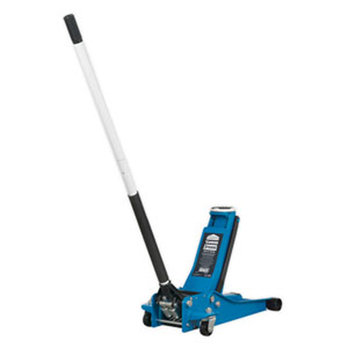 2tonne Low Entry Trolley Jack with Rocket Lift- Blue