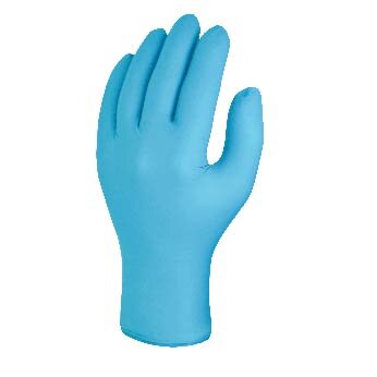 Large 5.0g  Blue Nitrile Powder Free Gloves