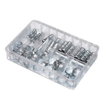 72pc 1/4 - 5/8 Asstd O Clips and Pipe Joiners