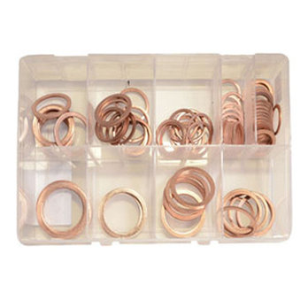 90pc Metric Copper Seal Washers Assortment