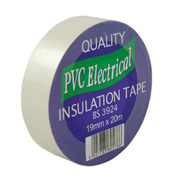 19mm x 20m PVC Insulation Tape White