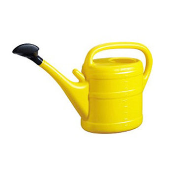 10L Yellow Plastic Watering Can