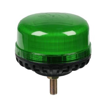 12V/24V SMD Green LED Warning Beacon with 12mm Bolt Fixing