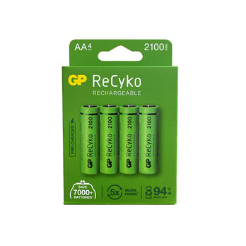 AA GP ReCyko+ Rechargeable Batteries 