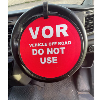 Red Steering Wheel Disc VOR