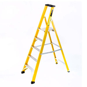 4 Tread Fibreglass Platform Step Ladder