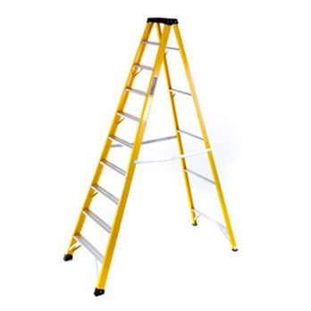 10 Tread Fibreglass Swingback Step Ladder