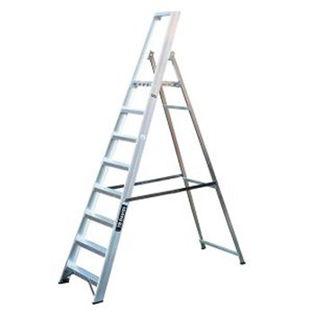 8 Tread Pro Industrial Platform Step Ladder