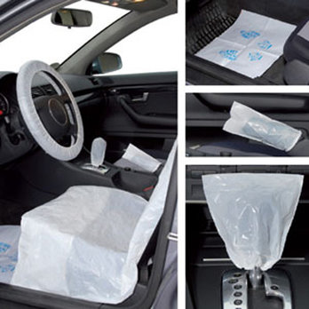 5pc Disposable Vehicle Interior Protection Set (pk 100)