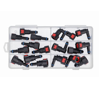 Assorted AdBlue Straight & Angled Quick Connectors 18pc